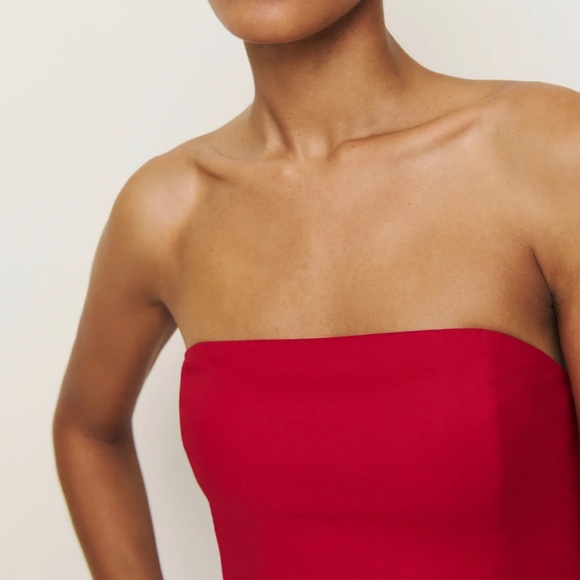 NWOT Reformation Red Midi Dress - Picture 3 of 14